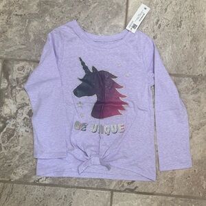 NWT Size 3 Garanimals Purple Unicorn Long Sleeve